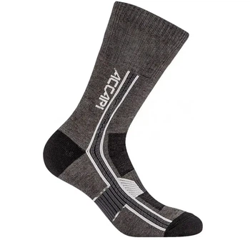 Термоноски спортивные утепленные шерстью мериноса Accapi Hiking Merino Crew Black anthracite XL (100078194)