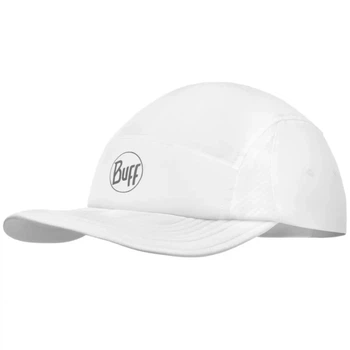 Кепка летняя бейсболка Buff Run Cap Solid r-white Uni (100071729)
