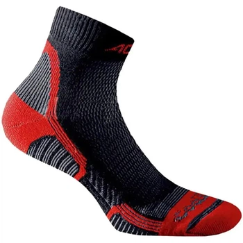 Трекинговые носки для походов амортизирующие Accapi Trekking Touch Quarter Black/red L (100059611)