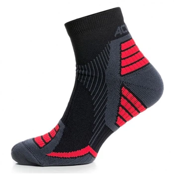 Носки для бега эластичные с волокнами Accapi Trail/Run Black/red S (100046081)