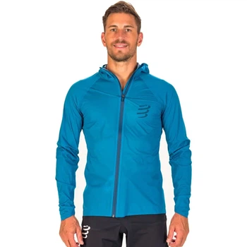 Куртка Compressport Hurricane Waterproof 10/10 Jacket Mosaic blue XS (100011862)
