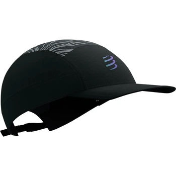 Кепка бейсболка Compressport 5 Panel Light Cap Aurora black/aurora Uni (100086154)