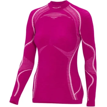 Термофутболка Accapi Ergowool Long Sleeve Shirt Wms Fuxia/white M/L (100077106)