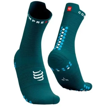 Носки для бега на длинные дистанции трейлранинг Compressport Pro Racing Socks V4.0 Run High Shaded spruce/hawaiian ocean S (100075574)