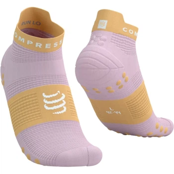 Носки для бега марафона Compressport Pro Racing Socks V4.0 Run Low Roseate/buff orange S (100077550)