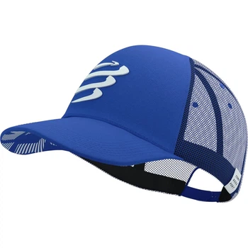 Кепка летняя бейсболка Compressport Trucker Cap Dazz blue/white Uni (100081360)