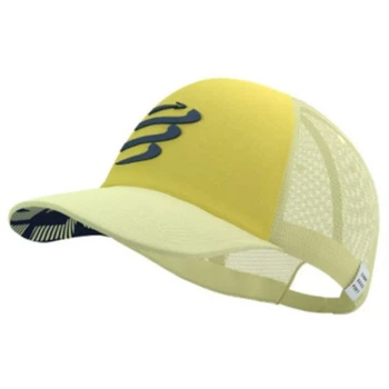 Кепка летняя бейсболка Compressport Trucker Cap Maize/elf yellow Uni (100078287)