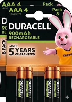 Акумулятор Duracell Recharge AAA 900 мА·рік 8 шт