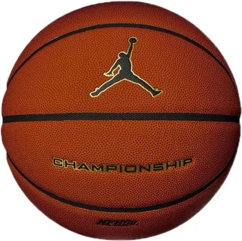 Баскетбольний м'яч Nike JORDAN CHAMPIONSHIP 8P DEFLATED AMBER/BK/METALLIC GOLD/Bk (розмір 7) J.100.9917.891.07
