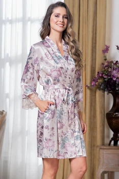 Халат Mia-Amore 50/52(2XL/3XL) Светло-розовый (139252)