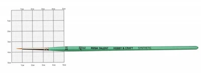 Кисть синтетика круглая № 00 для декора Hobby craft Rosa Talent, 708068