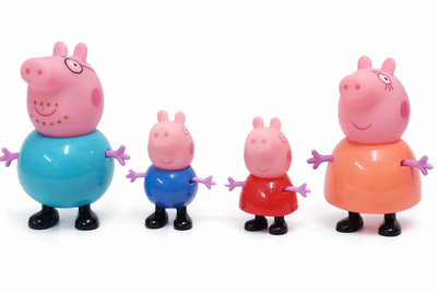 Набор фигурок Свинка Пеппа "Семья Пеппы" (Peppa’s Family Figure 4 Pack) — 4 фигурки.
