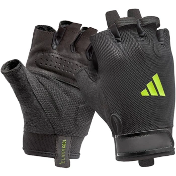 Рукавички для тренувань Adidas Essential, XS (обхват 18-19 см), дихаючі, Чорні, для фітнесу та спорту (ADGB-15000GN)