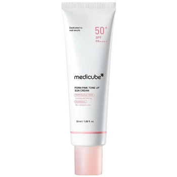 Тонуючий сонцезахисний крем з ПДРН medicube PDRN Pink Tone Up Sun Cream SPF50+ PA++++ 50 мл