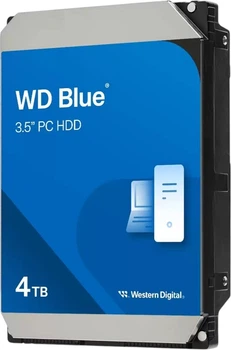 Жорсткий диск Western Digital Blue 4TB 5400rpm 128MB WD40EZZX 3.5" SATA III