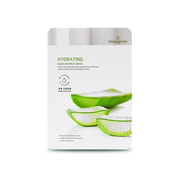 Увлажняющая тканевая маска для лица c экстрактом алое BeauuGreen Hydrating Aloe Essence Mask 23 г