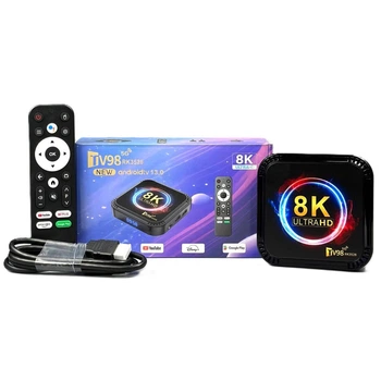 Smart TV приставка TV98 RK3528 8K Ultra WI-FI 2.4-5G, Android 13.0 (4Gb, 32Gb)