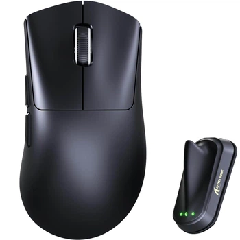 Беспроводная мышь ATTACK SHARK V8 42000 DPI PAW3950MAX Nordic 54L15 8K Черная
