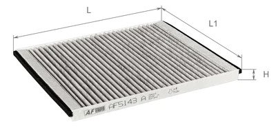 Фильтр салона Alpha Filter CHEVROLET EUROPE Aveo 1.2-1.6 05-, 93732532, угольный (AF5143A)