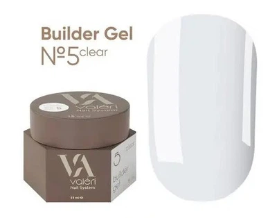 Гель моделюючий Valeri Builder Gel № 05 Clear 15 мл