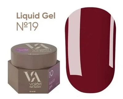 Жидкий гель для укрепления ногтей Valeri Liquid Gel №19 15 мл