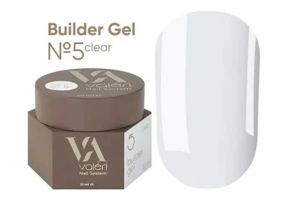 Гель моделюючий Valeri Builder Gel № 05 Clear 30 мл