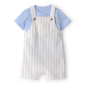 Комплект Carter's 2в1 футболка, комбінезон для мальчика 61-69 см (1U609110_6M)