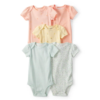 Комплект боді Carter's 5в1 для девочки 69-72 см (1U626910_9M)