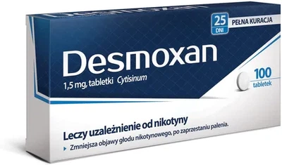 Desmoxan 1,5 мг – средство для отказа от курения, полный курс 25 дней, 100 таблеток