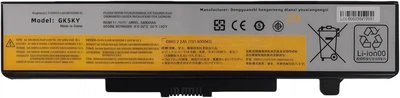 Акумулятор Lenovo L11L6Y01 10.8V 4400mAh Li-Ion, батарея для ноутбуків Lenovo G480, G485, G580, Y480, Z480, Z580