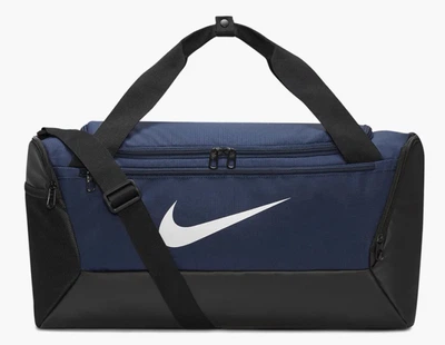 Сумка Nike NK BRSLA S DUFF 9.5 41L синий, черный 51x28х28 см (DM3976-410)