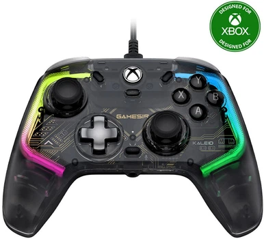 Проводной геймпад GameSir Kaleid PC/Xbox One/Xbox Series X/S Transparent Black