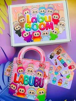 Альбом сумочка на липучках LABUBU в подарунковій коробці