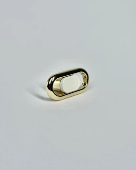 Меблева ручка Aristo Gold White Dot (GO17AGWD42)