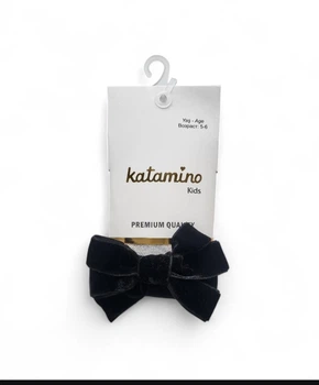 Дитячі бавовняні колготи Katamino (арт. К32254) сірі вік 7-8 років, зріст 119-131 см