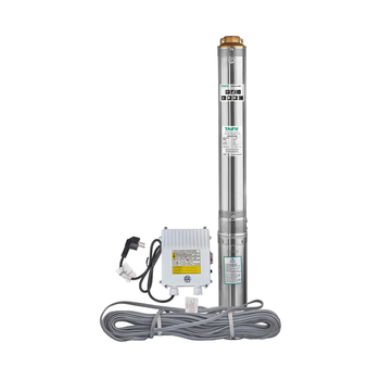 Насос скважинный TAIFU центробежный 4STM2/12 550Вт Hmax 84м 3.3м³/ч Ø96мм с серединным забором воды TF3382