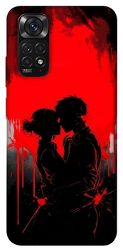 TPU чохол Demsky Silhouette couple для Xiaomi Redmi Note 11 (Global) / Note 11S