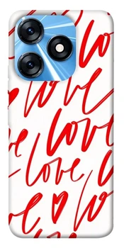 TPU чохол Demsky Love handwriting для TECNO Spark 10 Pro