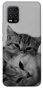 TPU чохол Demsky Grey cats для Xiaomi Mi 10 Lite