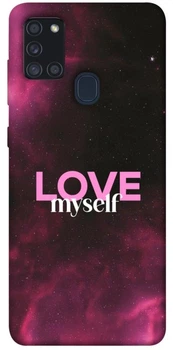 TPU чохол Demsky Love myself для Samsung Galaxy A21s