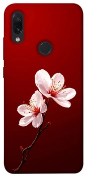 TPU чохол Demsky Sakura red для Xiaomi Redmi Note 7 / Note 7 Pro / Note 7s