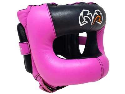 Шолом бамперний RIVAL Face-Saver Headgear L/XL чорний/рожевий (3625)