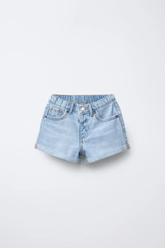 Шорти джинсові на дівчинку Zara 110 см блакитний