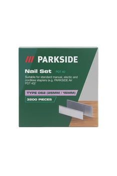 Гвозди для степлера PARKSIDE Type 062 (25 мм/15 мм), 3200 шт