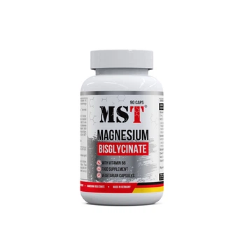 MST magnesium bisglycinate 90 капсул, mst nutrition магний бисглицинат, хелатный магний глицинат