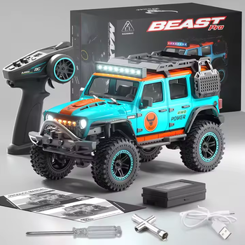 Машинка на пульте RC джип ZLL SG206 PRO, 1:20, щеточный, металлический привод радиоуправляемая машина, LED