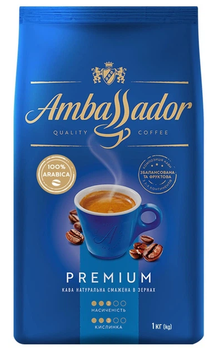 Кофе зерновой Ambassador Premium 1кг