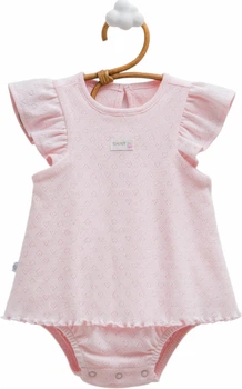 Сукня-боді дитяча Caramell Hello Girl 62-68см рожева