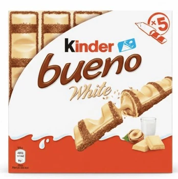 Шоколадные батончики Kinder Bueno White 5шт 107.5 г