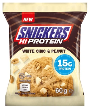Печенье Snickers Hi Protein White Chocolate Peanut Cookie 60г